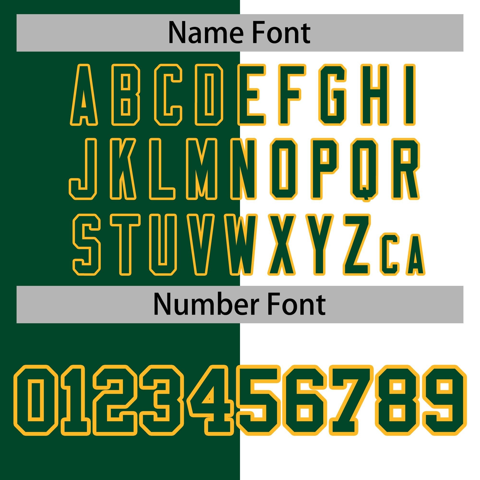 baseball uniform jacket name and number font style