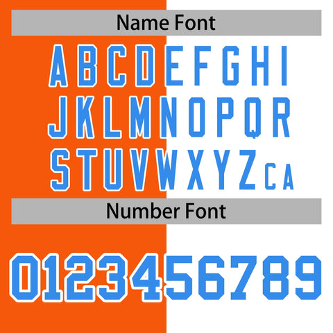 custom varsity jacket name and number font example