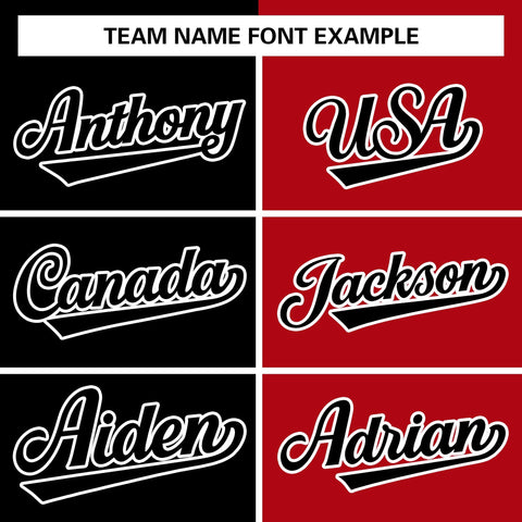 custom team jackets team name font example