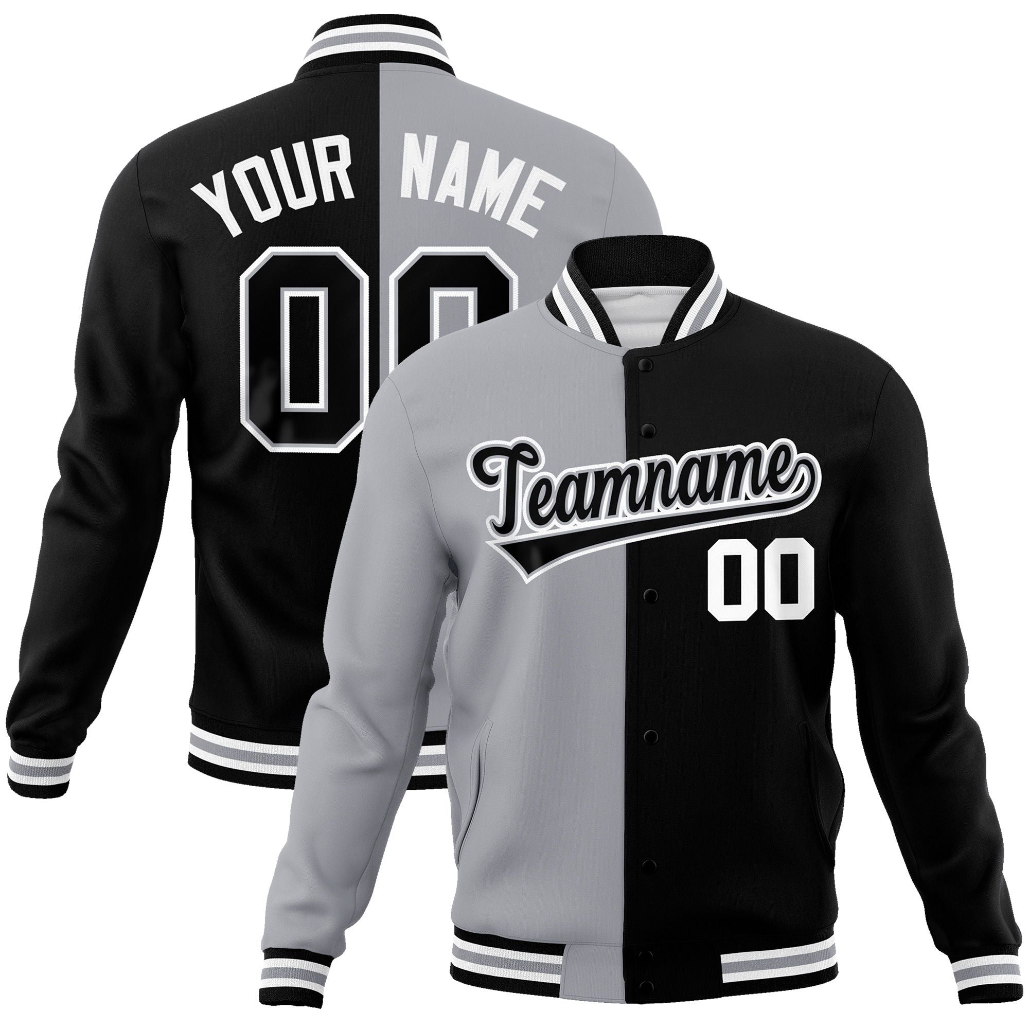 custom letterman jacket men team name font style