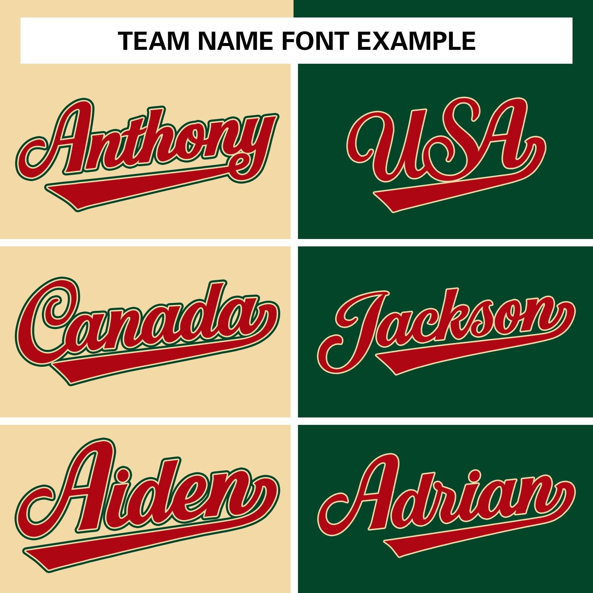 custom letterman jacket men team name font style