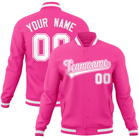 Pink Letterman Jacket