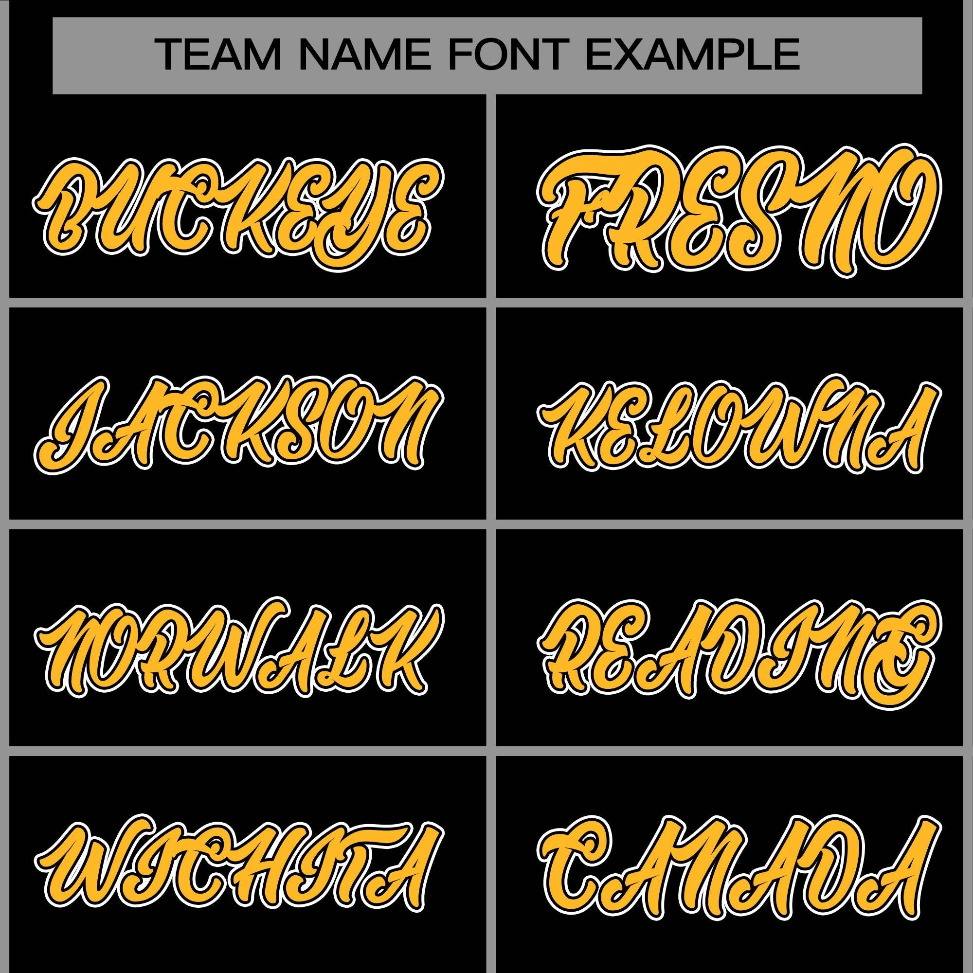 custom black varsity full snap jackets team name font example