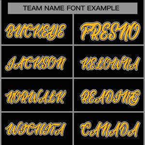 custom black varsity full snap jackets team name font example