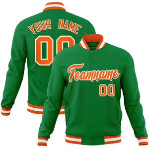 personalized classic varsity full-snap jackets size chart