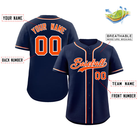 Custom Navy Baseball Jerseys  Design Your Navy Baseball Uniforms - FansIdea