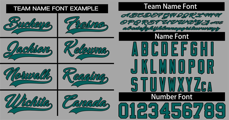 Custom Gray Aqua-Black Classic Style Authentic Baseball Jersey