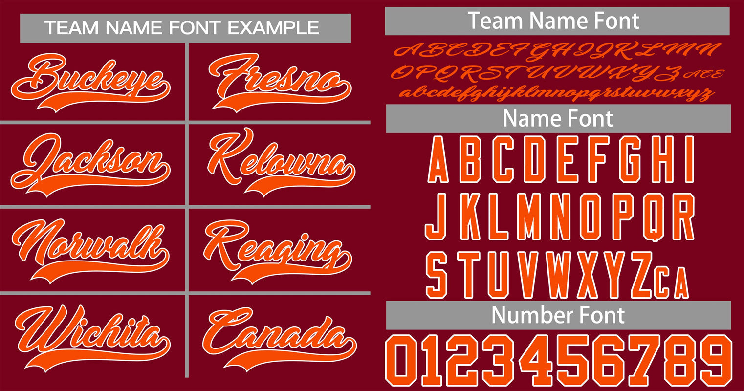 Custom Crimson Orange-White Classic Style Authentic Baseball Jersey