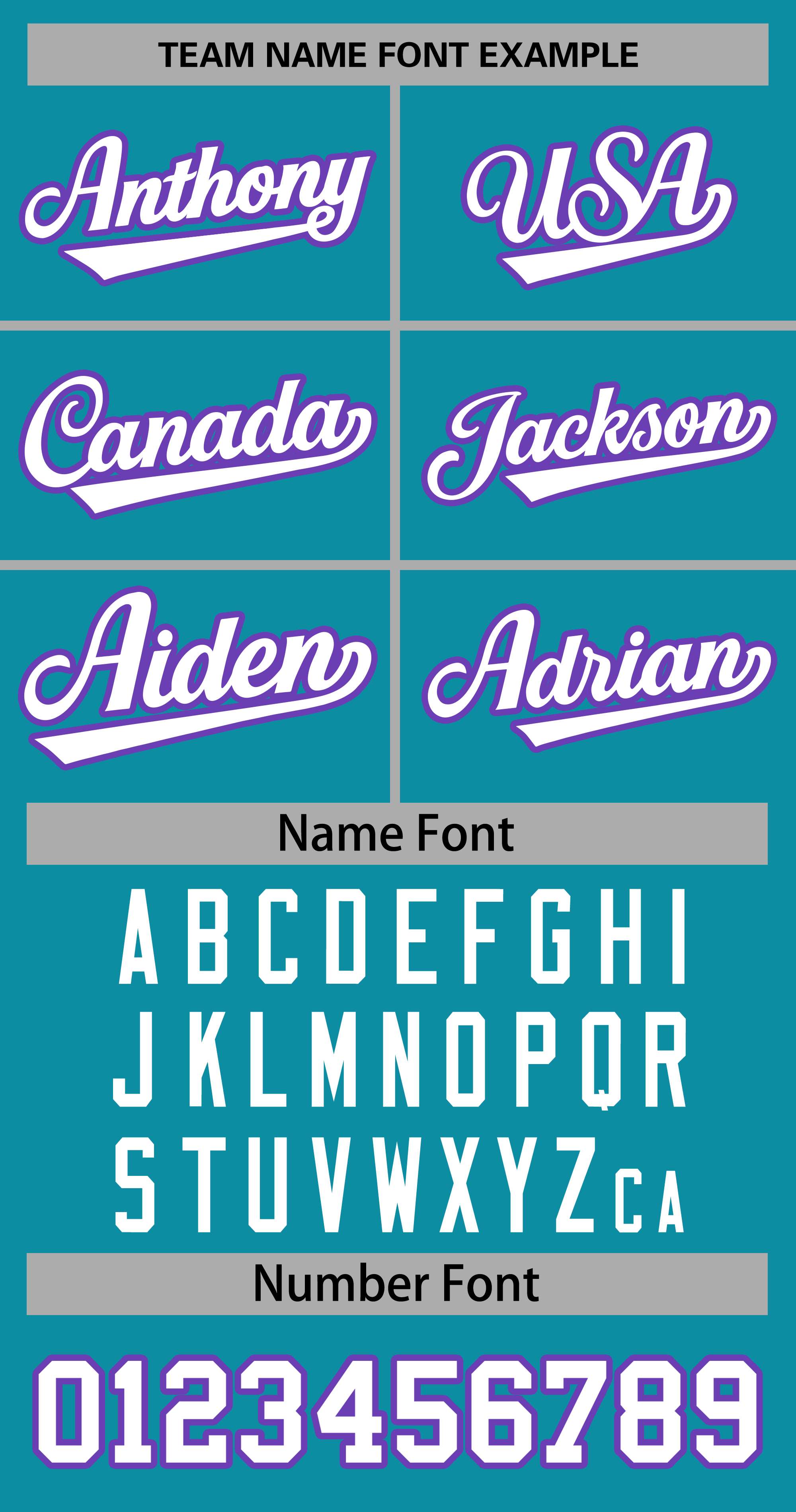 Baseball Jersey Font