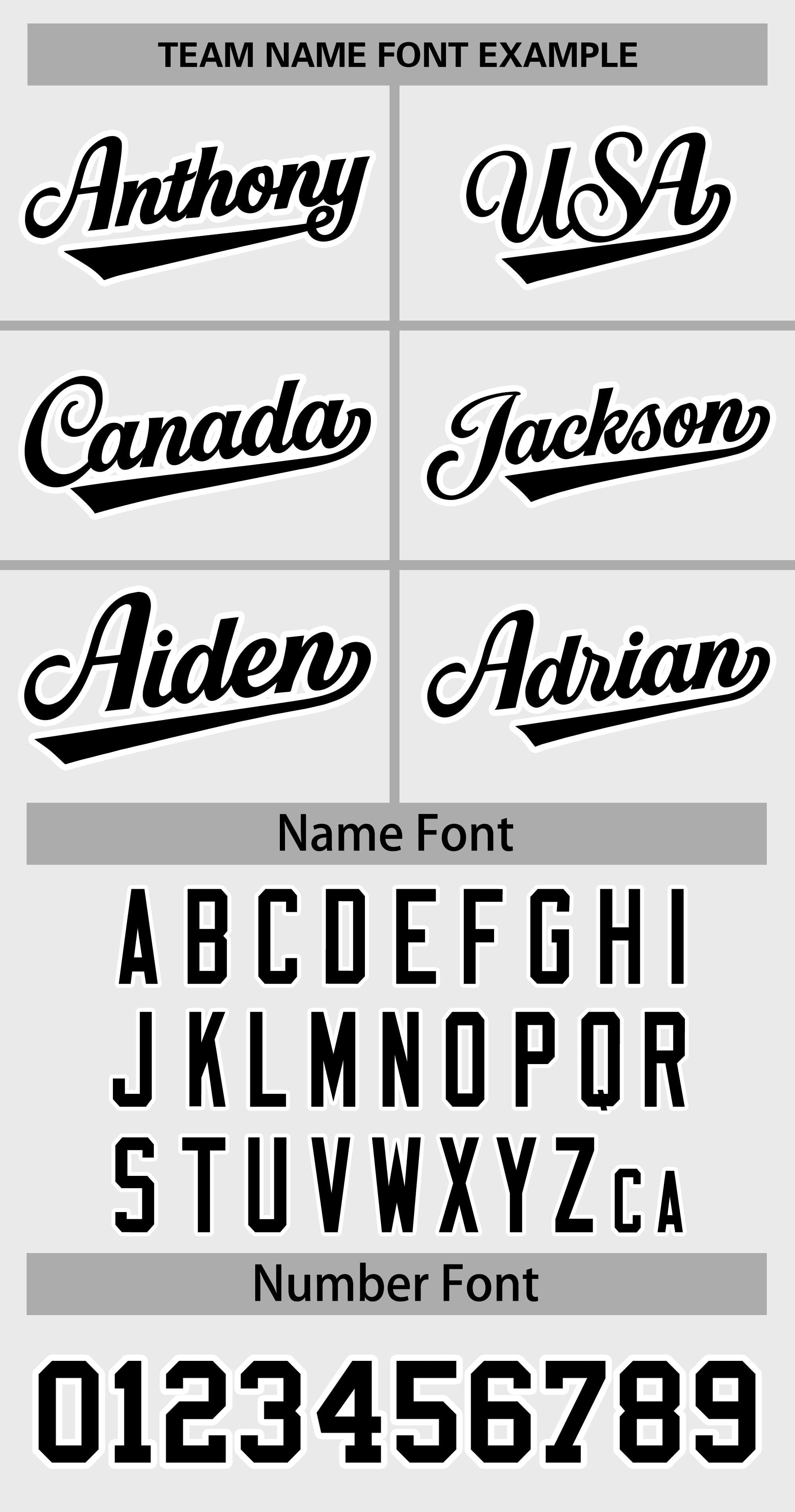 Baseball Jersey Font