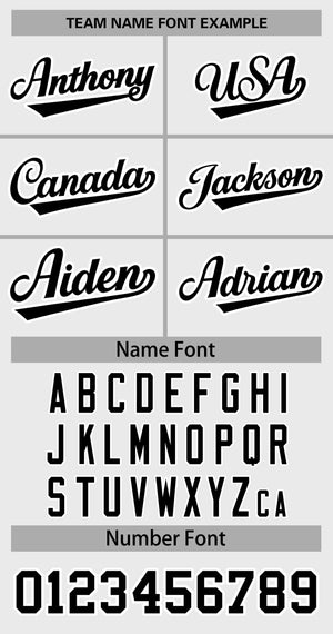 Baseball Jersey Font