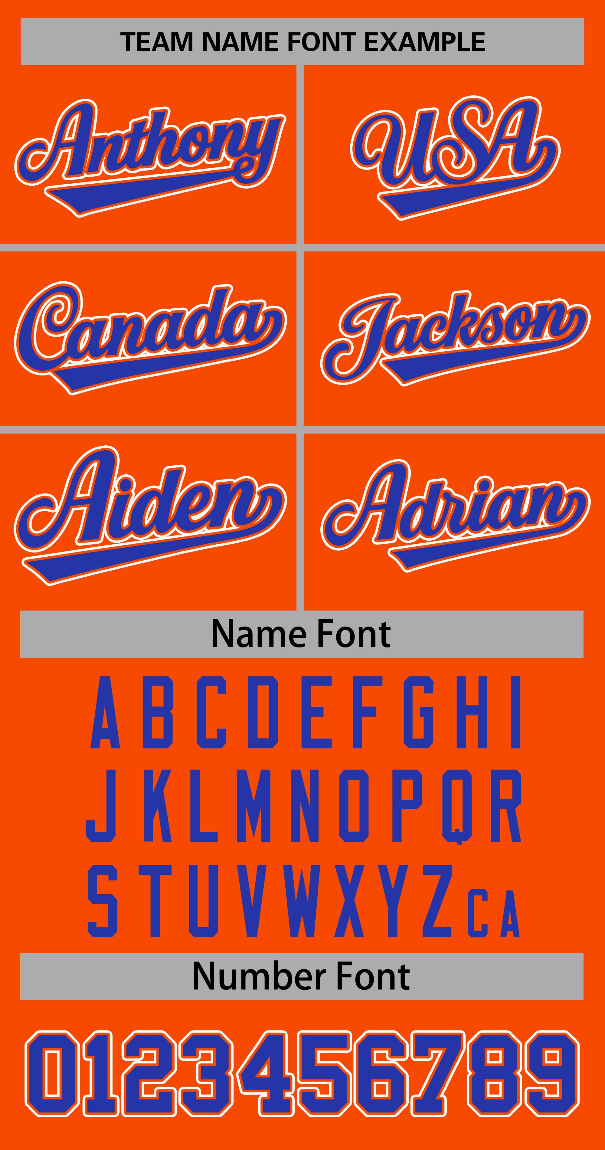 Baseball Jersey Font