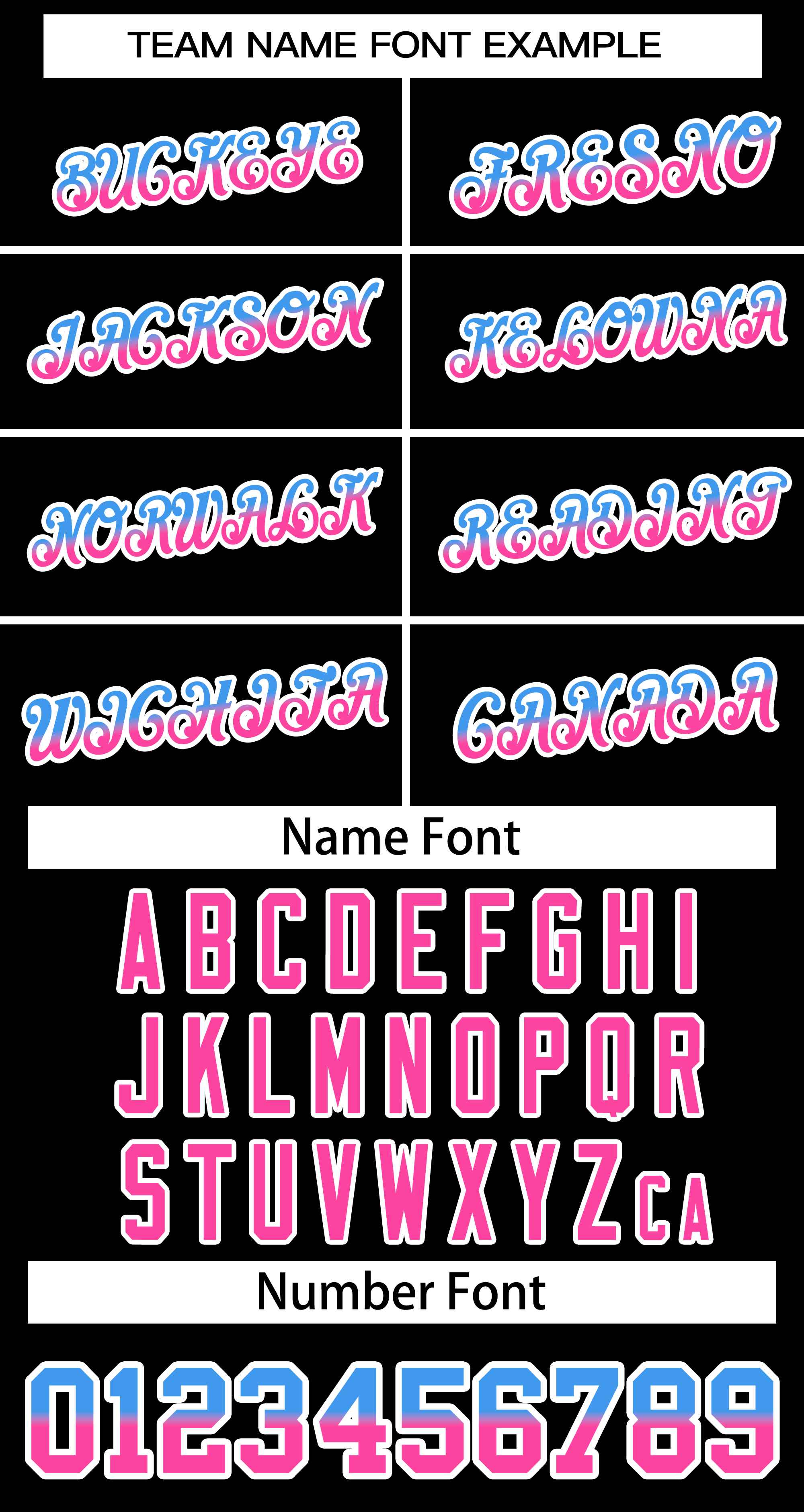 Custom Black Powder Blue Pink-White Stripe Font Gradient Fashion Authentic Baseball Jersey