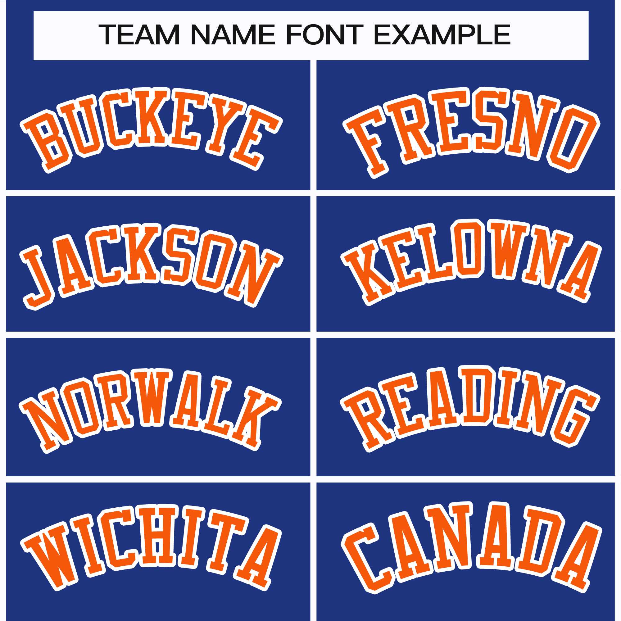 Custom Royal Orange-White Classic Style Hockey Jersey