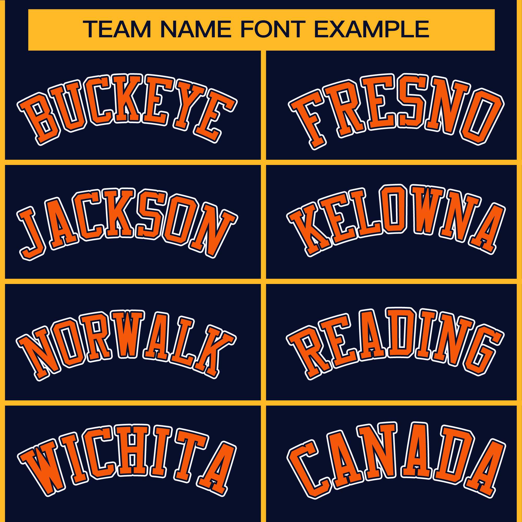 Custom Navy Orange Navy-White Classic Style Hockey Jersey