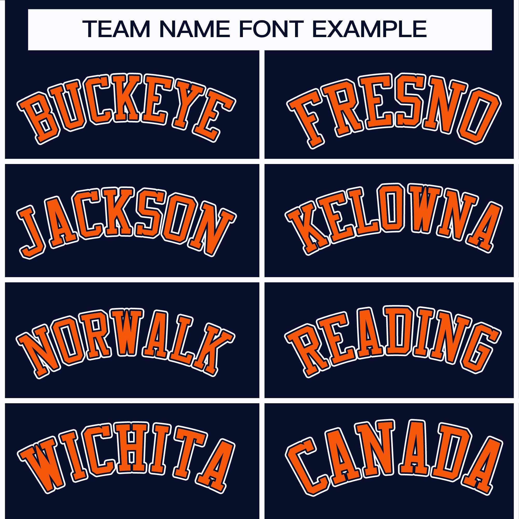 Custom Navy Orange Black-White Classic Style Hockey Jersey