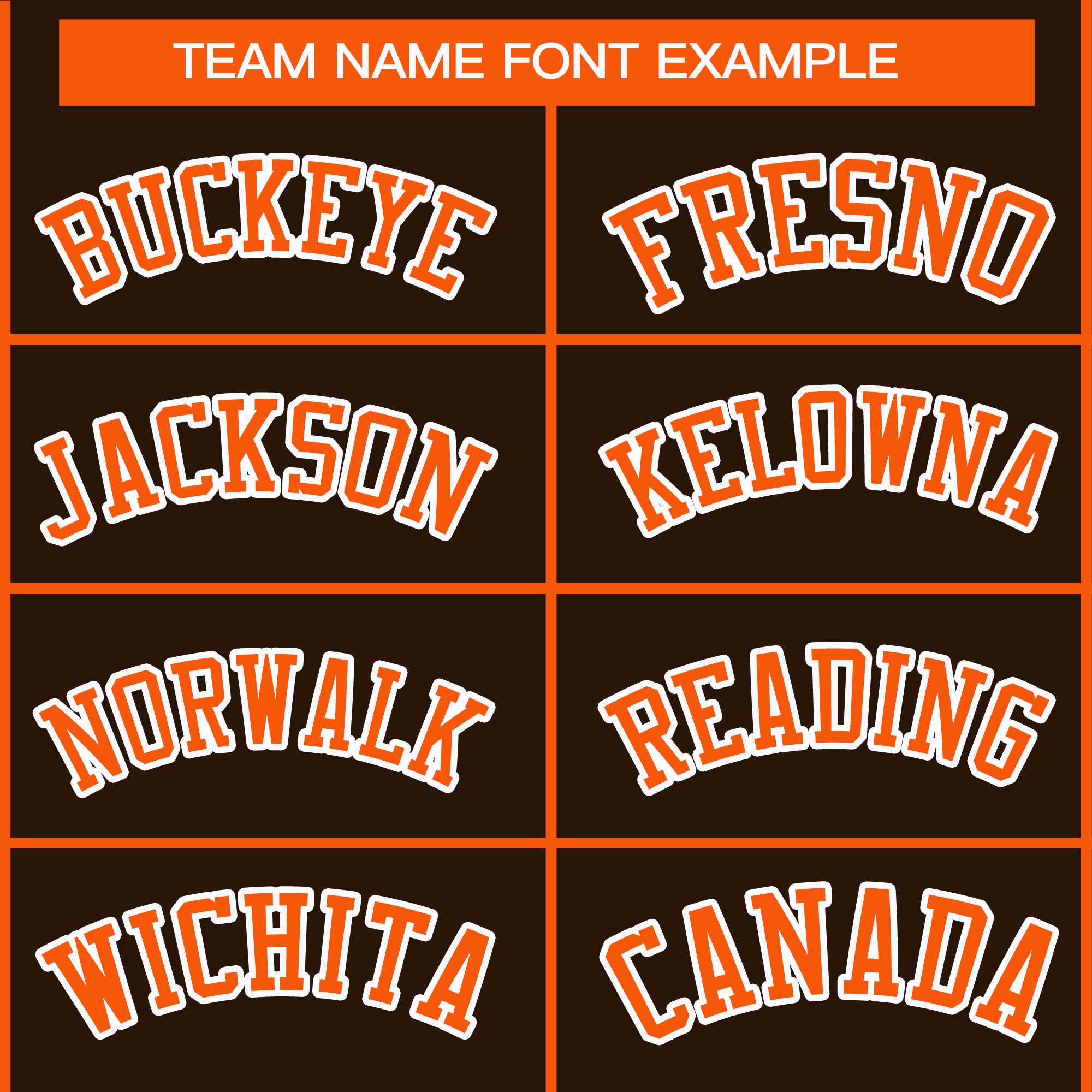 Custom Brown Orange-White Classic Style Hockey Jersey