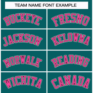 Custom Teal Pink Black-White Classic Style Hockey Jersey