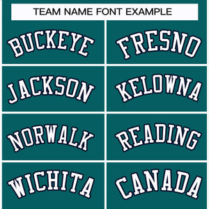 Custom Teal White-Navy Classic Style Hockey Jersey