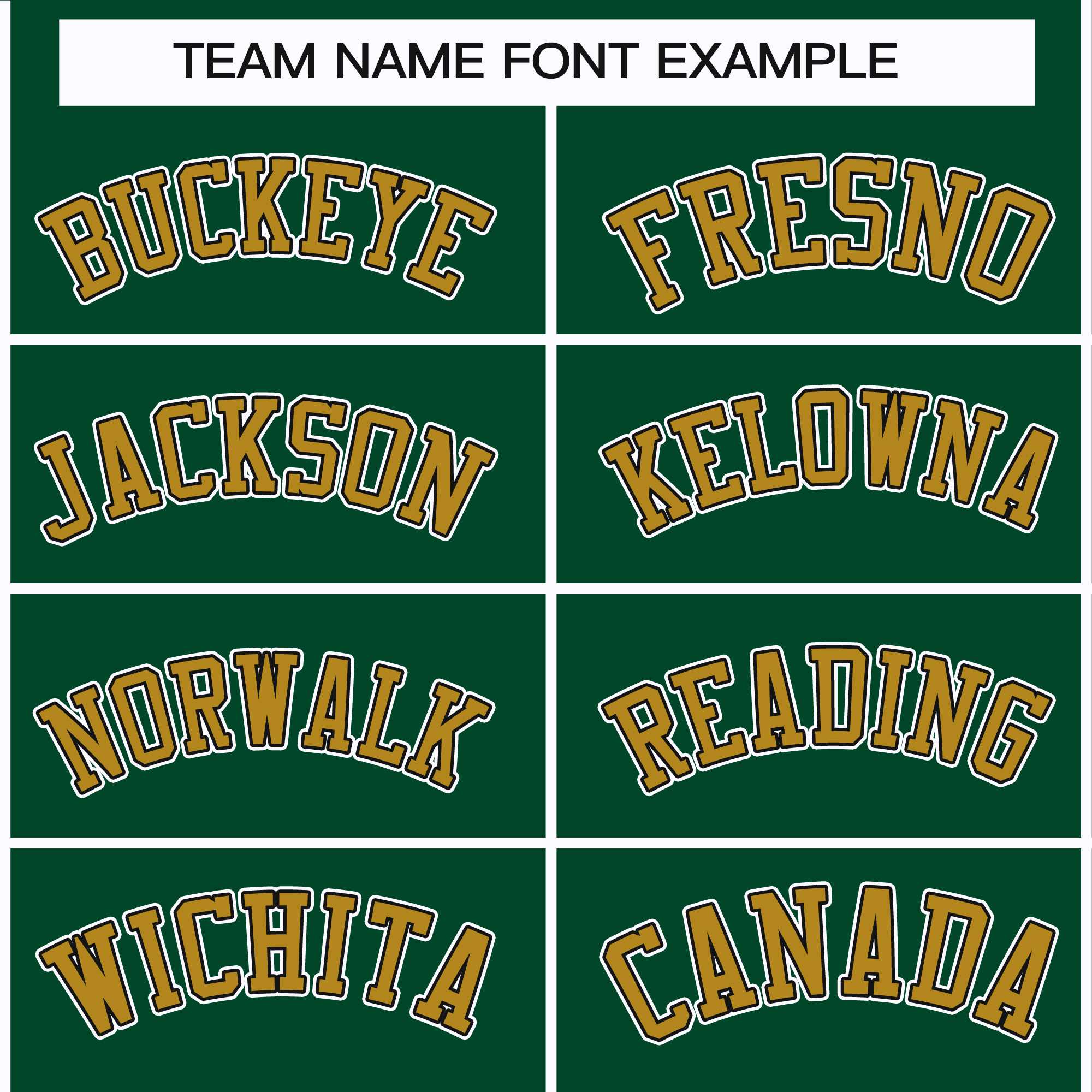 Custom Green Old Gold Black-White Classic Style Hockey Jersey