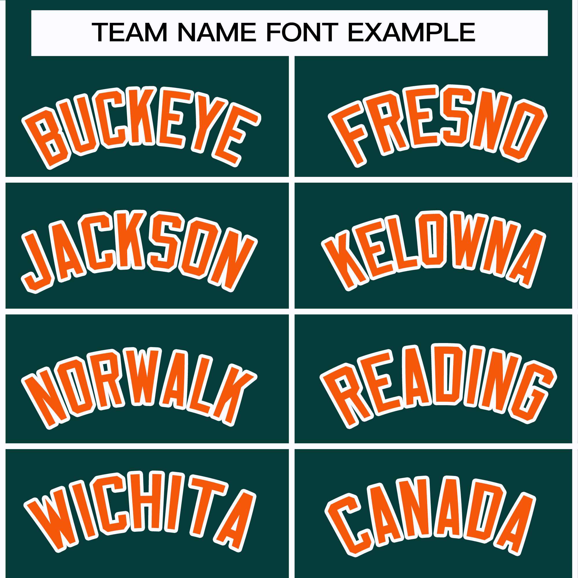 Custom Midnight Green Orange-White Classic Style Hockey Jersey