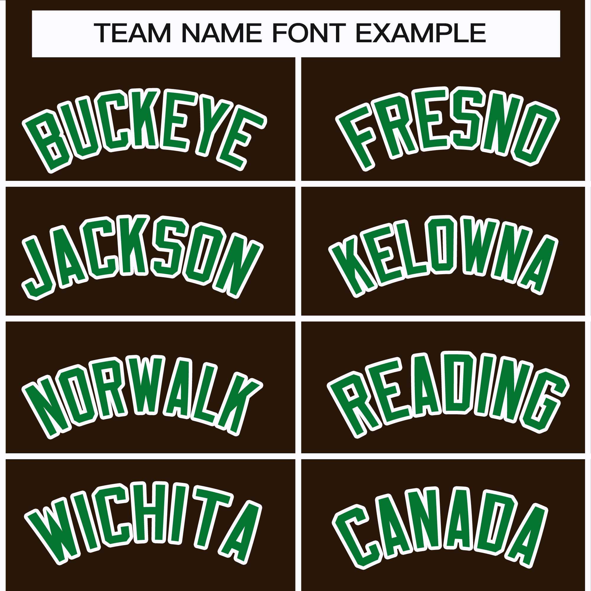 Custom Brown Kelly Green-White Classic Style Hockey Jersey