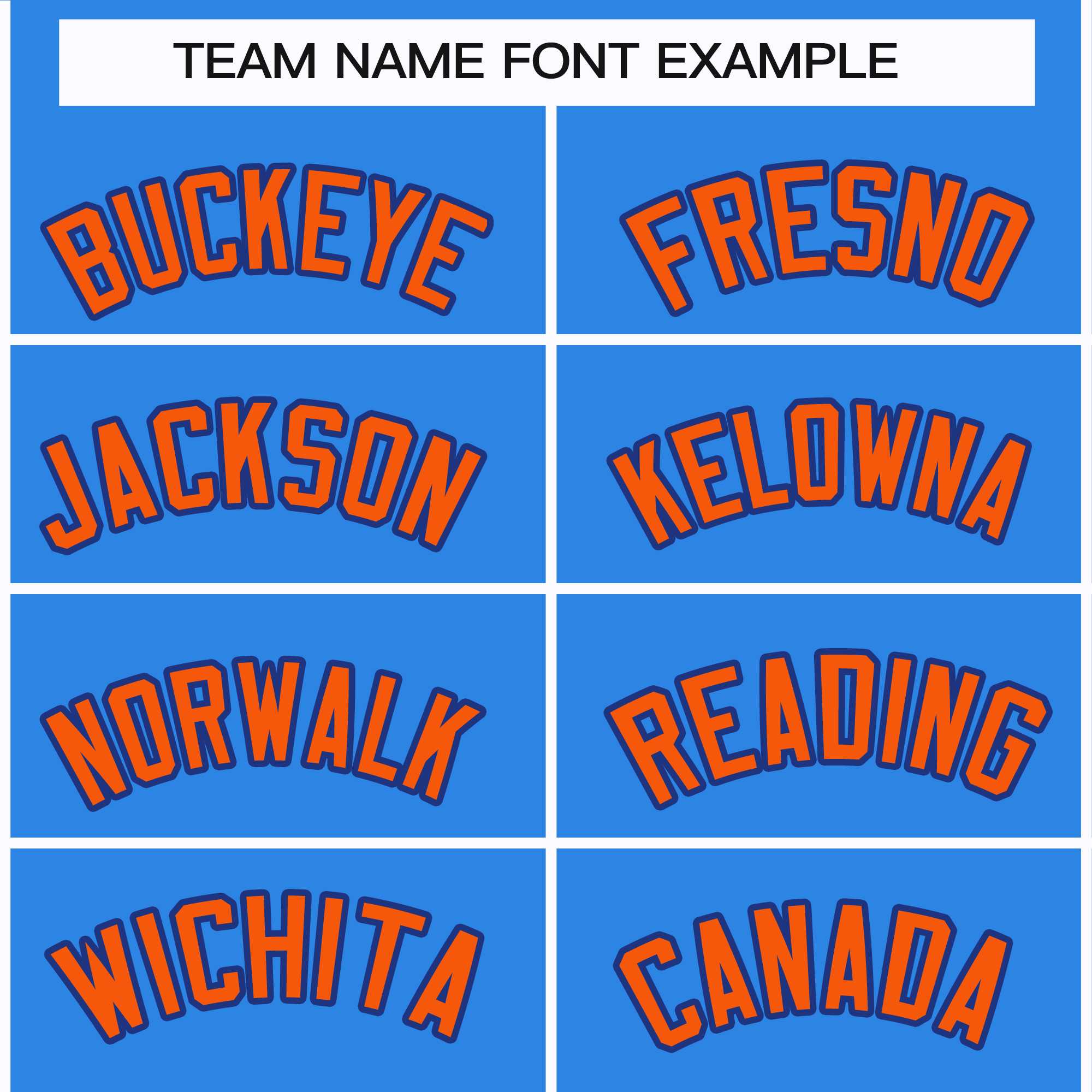 Custom Powder Blue Orange-Royal Classic Style Hockey Jersey