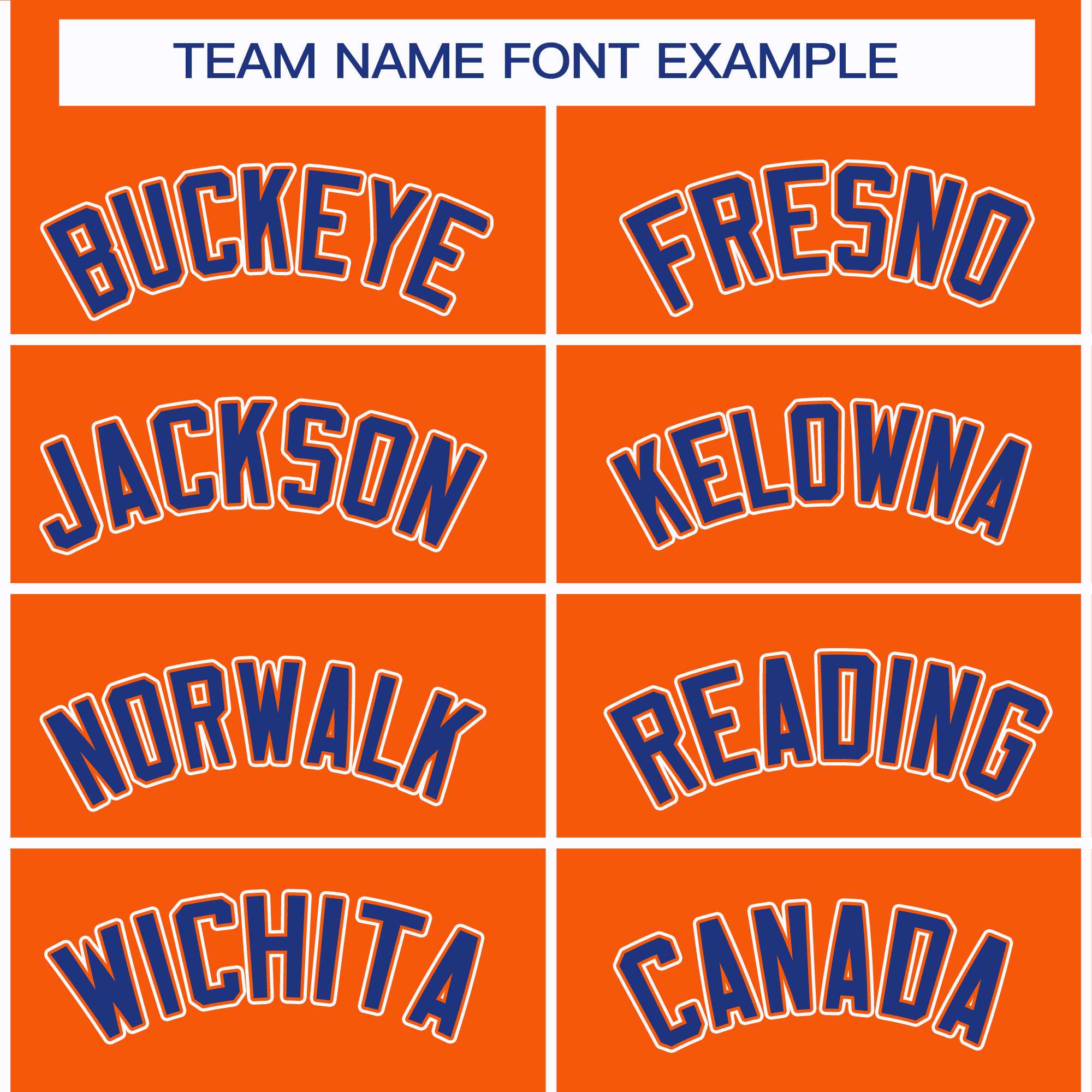 Custom Orange Royal Orange-White Classic Style Hockey Jersey