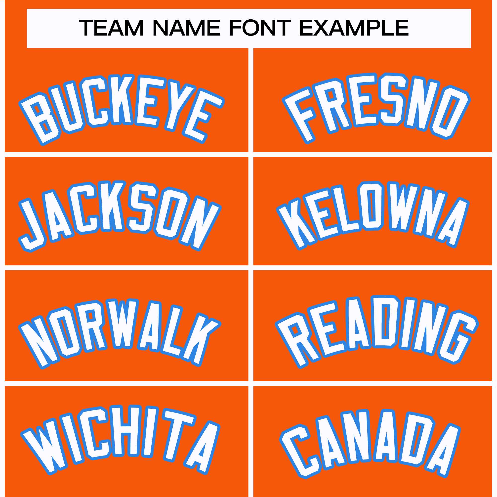 Custom Orange White-Powder Blue Classic Style Hockey Jersey