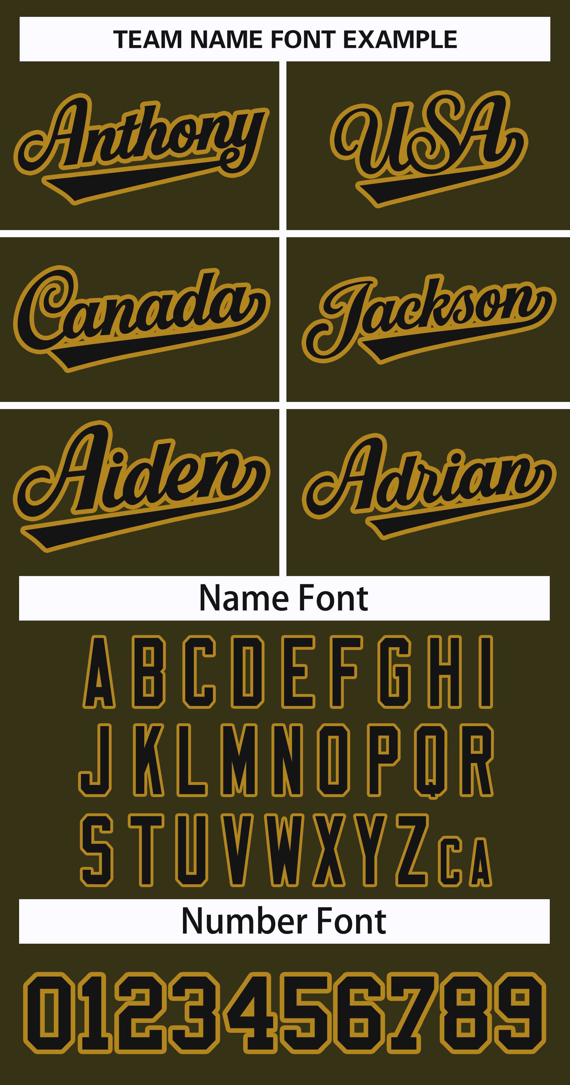 Custom Olive Black-Old Gold Classic Style Hockey Jersey