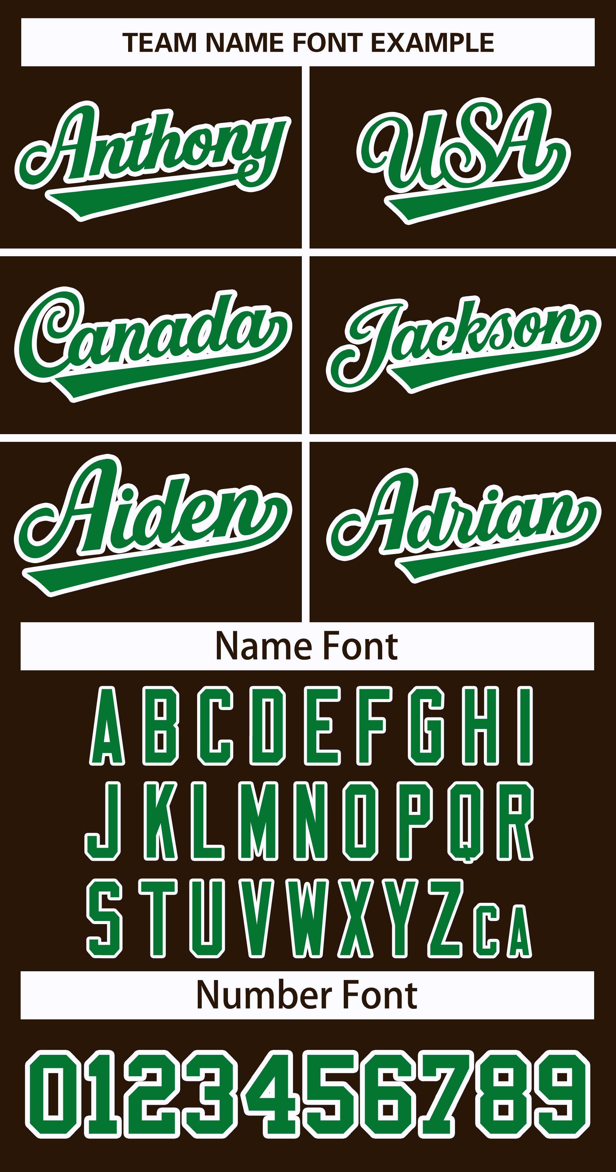 Custom Brown Kelly Green-White Classic Style Hockey Jersey