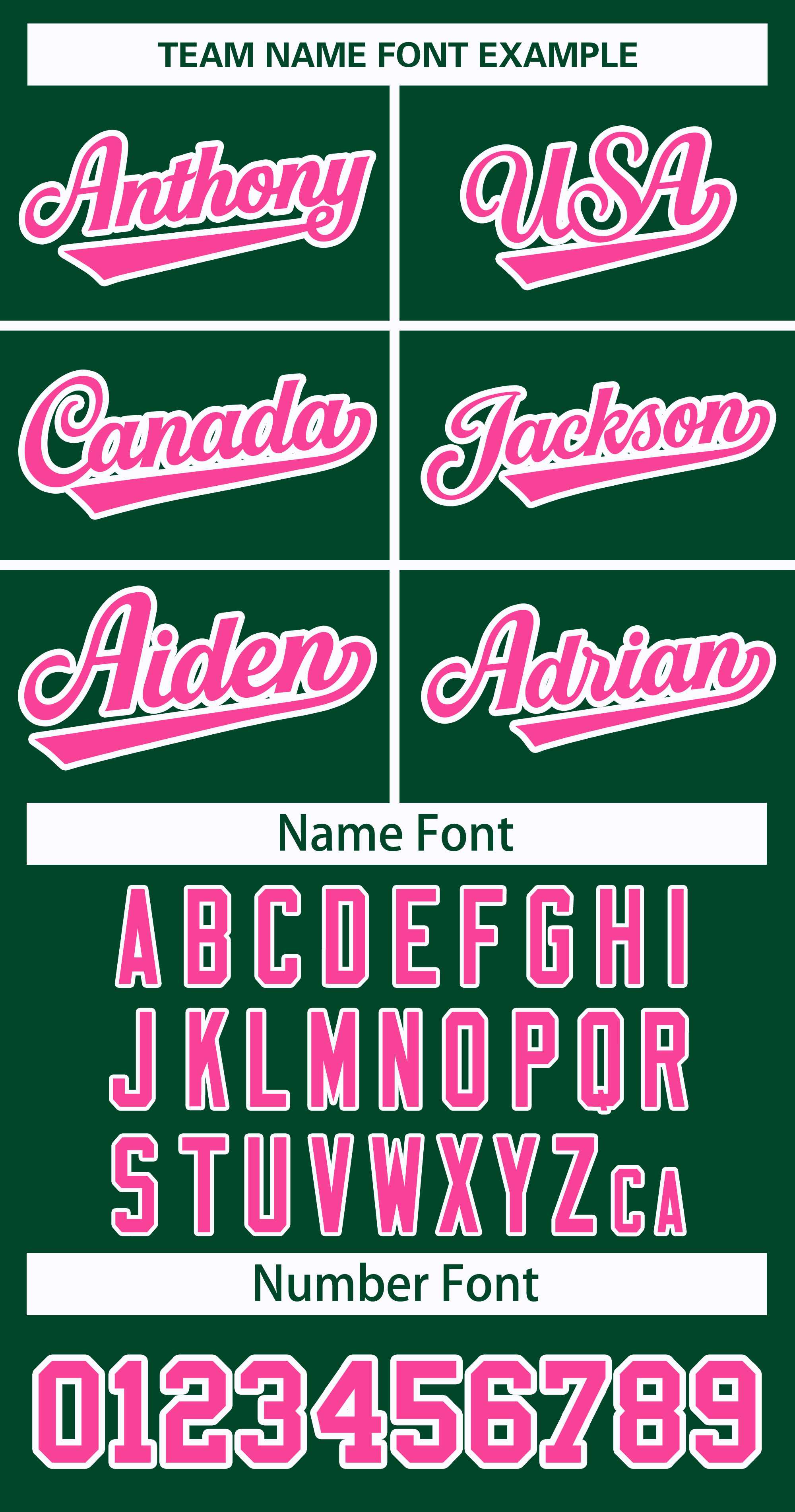 Custom Green Pink-White Classic Style Hockey Jersey