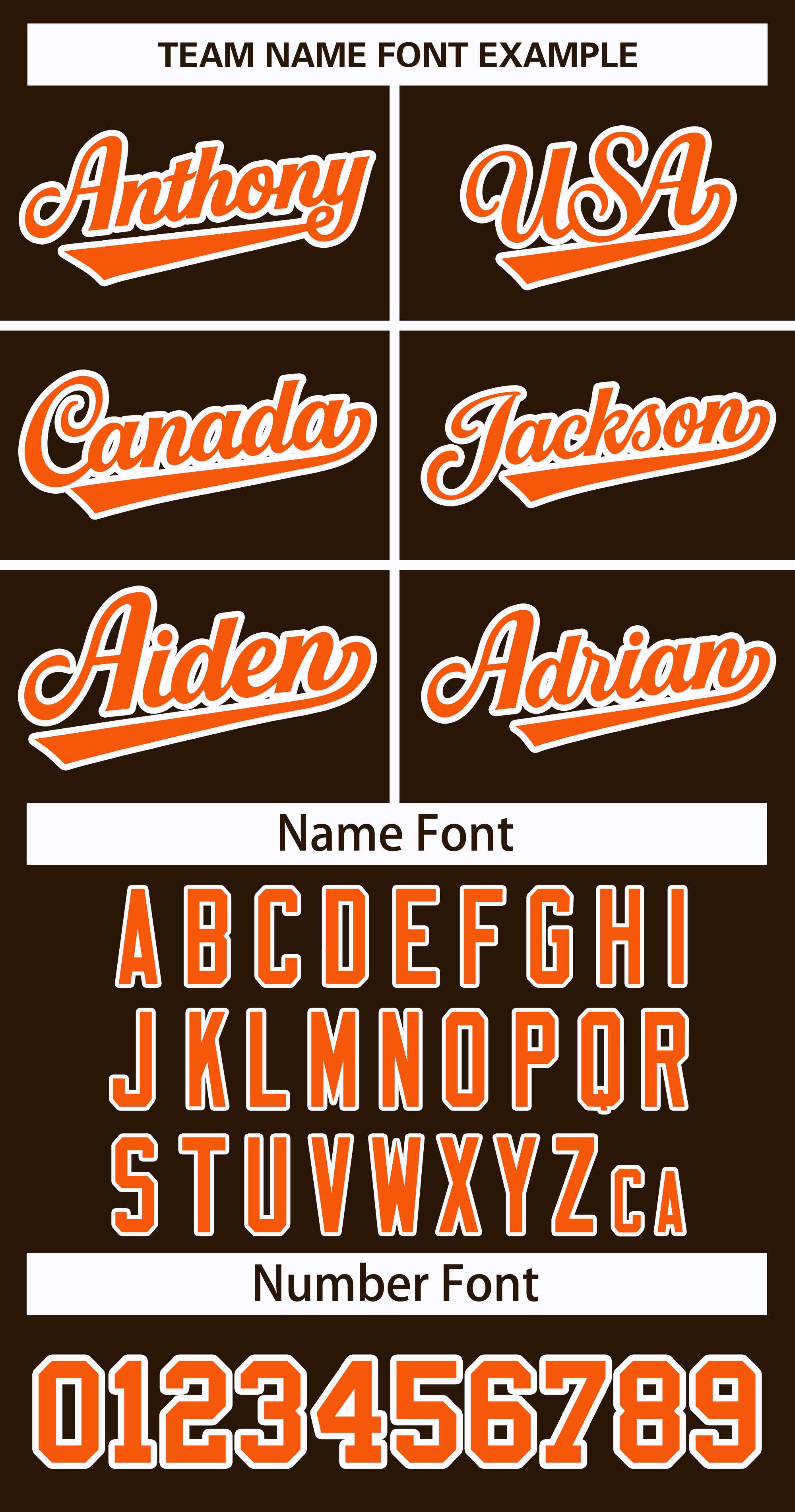 Custom Brown Orange-White Classic Style Hockey Jersey