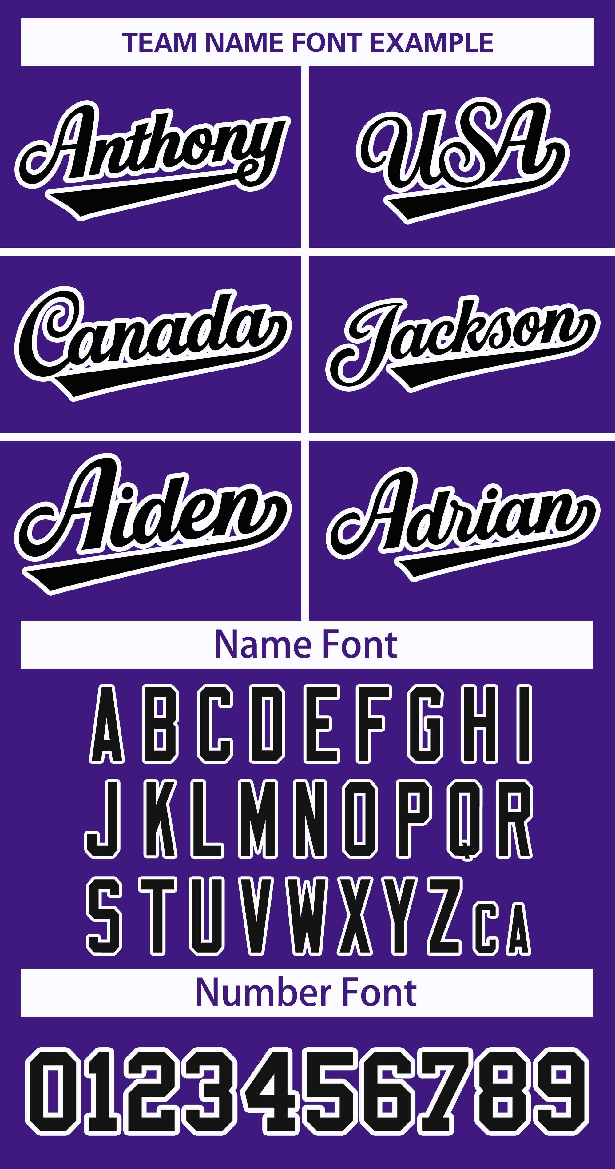 Custom Purple Black-White Classic Style Hockey Jersey