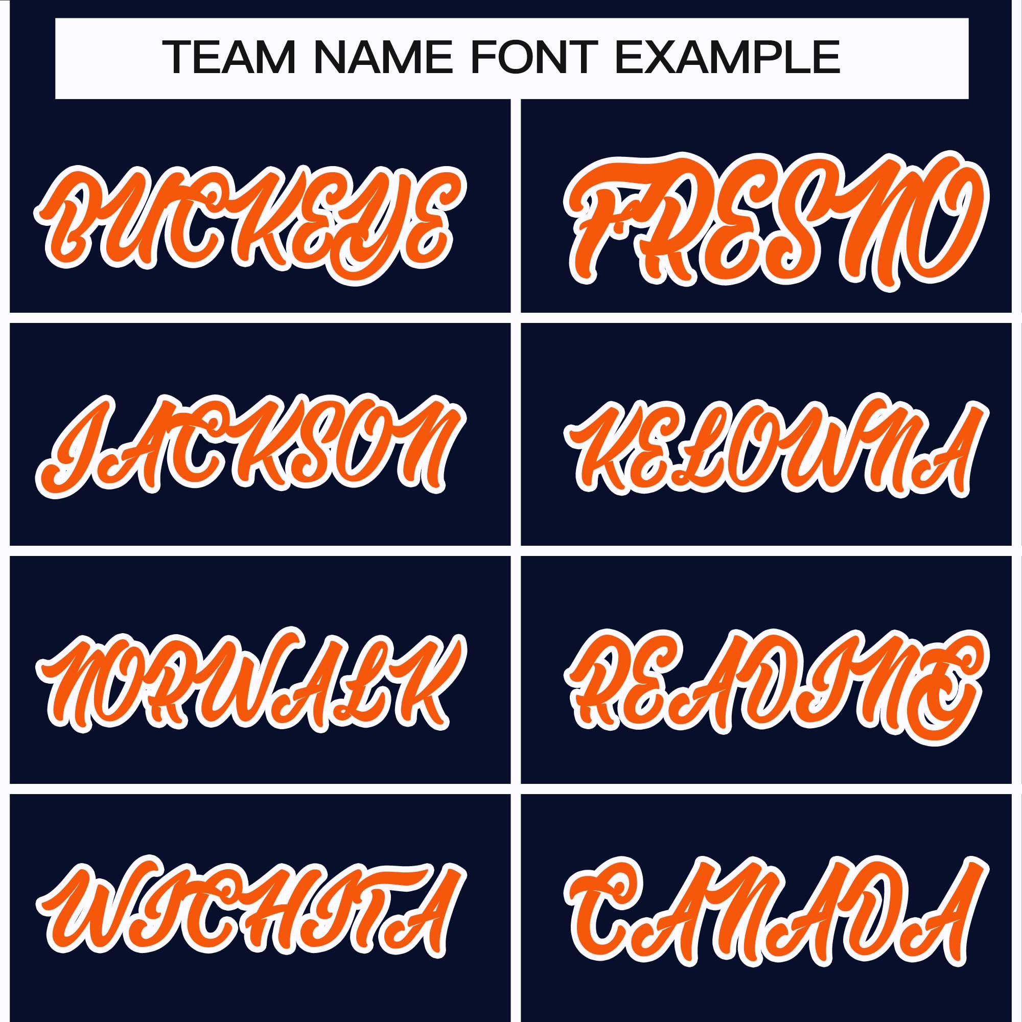 Custom Navy Orange-White Classic Style Hockey Jersey