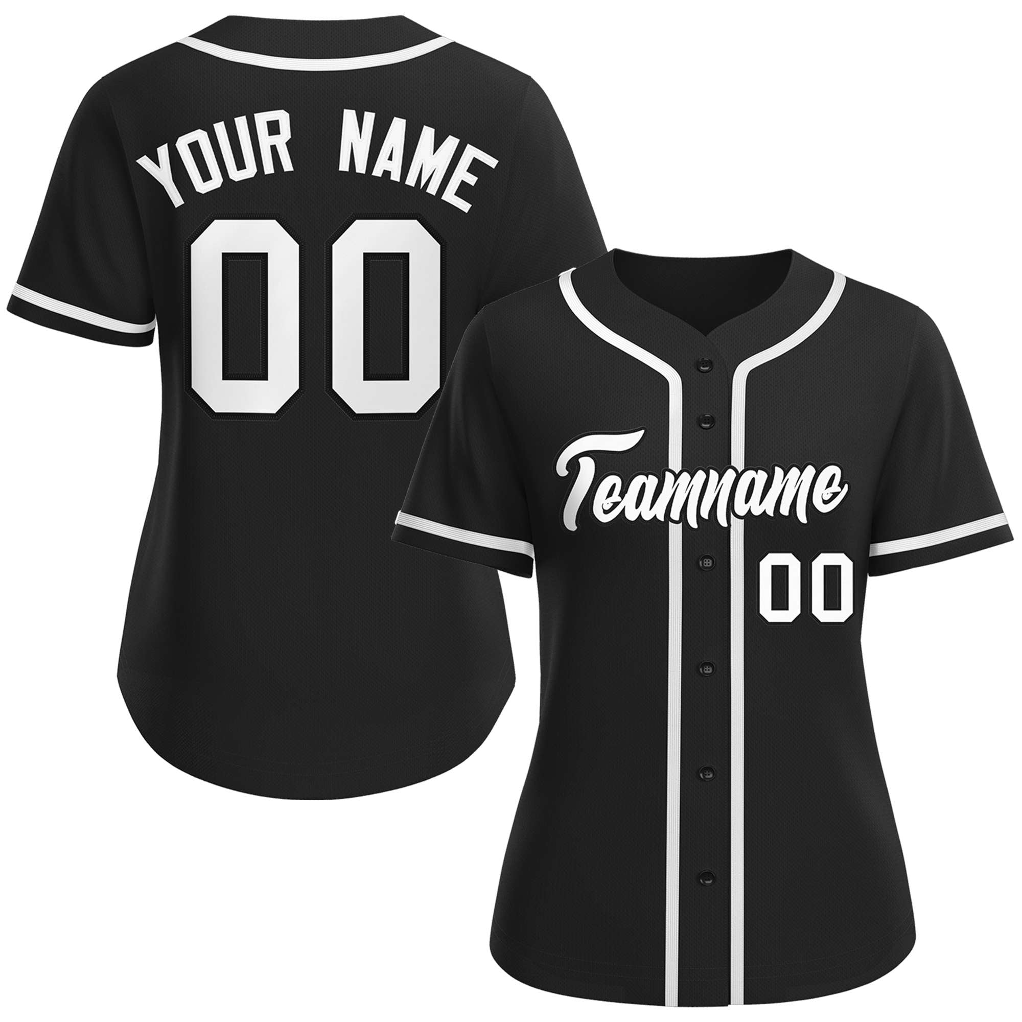 Black And Gold Baseball Jersey