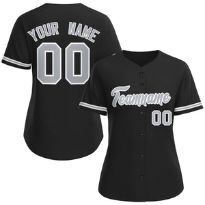 Black And White Baseball Jersey