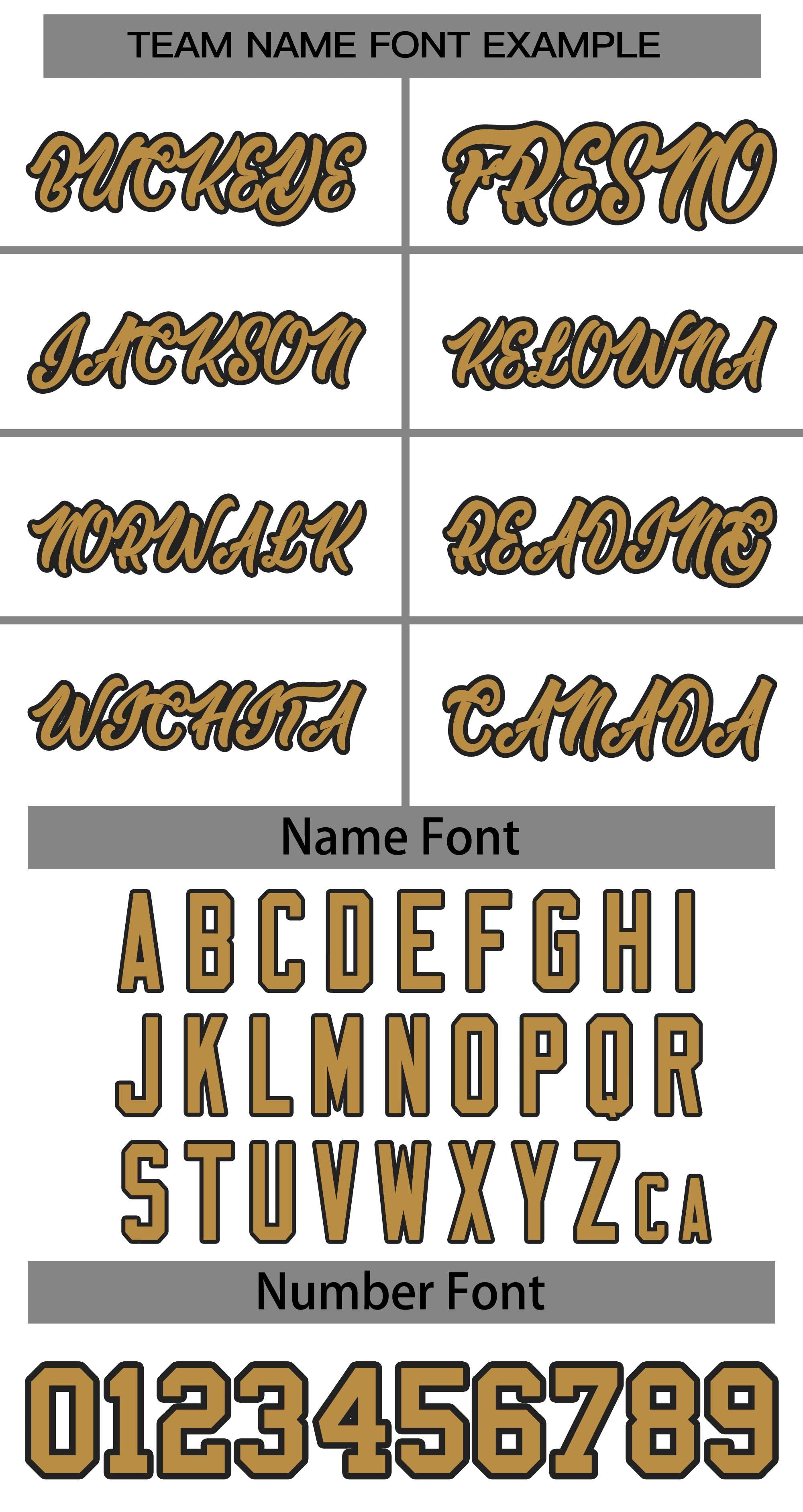 Baseball Jersey Font