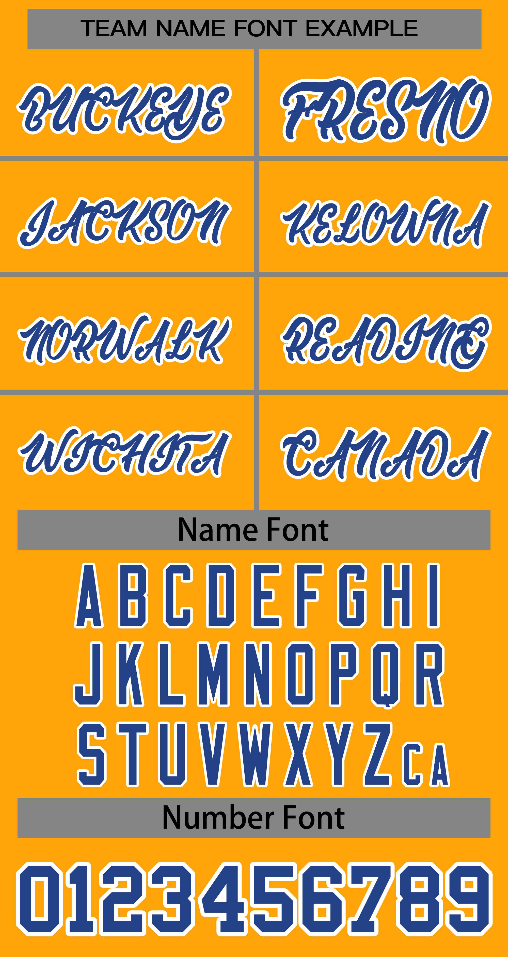 Baseball Jersey Font