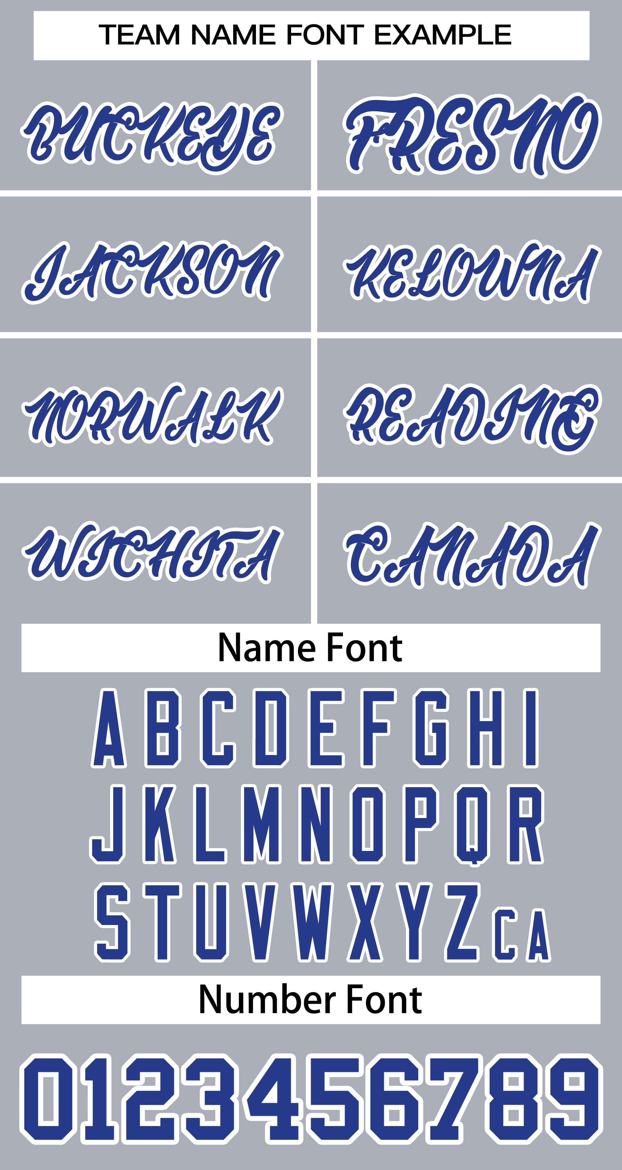 Baseball Jersey Font