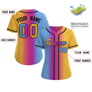 Gradient Baseball Jersey