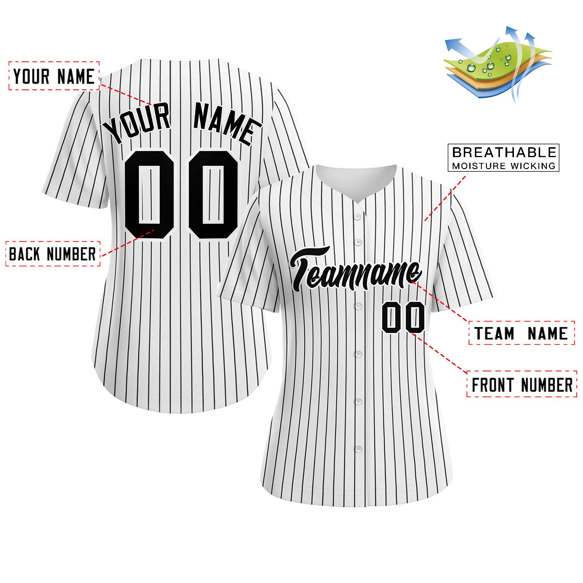 Stripe Baseball Jersey