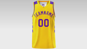 Custom Pink Purple-White Classic Tops Mesh Basketball Jersey