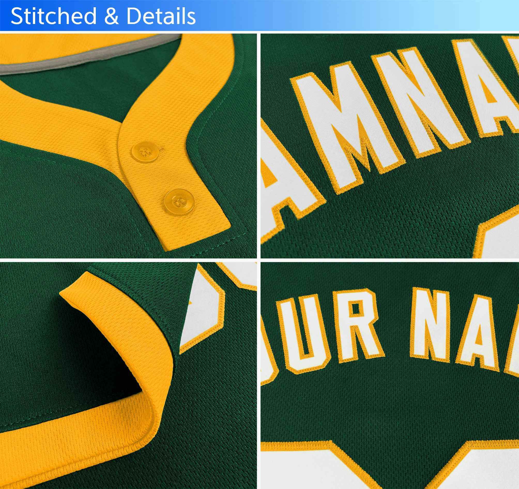 Green Basketball Oakland Athletics Custom Name Baseball Jersey Printed