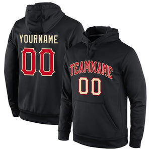 Custom Black Classic Style Uniform Pullover Fashion Hoodie