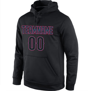 Custom Black Classic Style Pullover Sport Fashion Hoodie Uniform