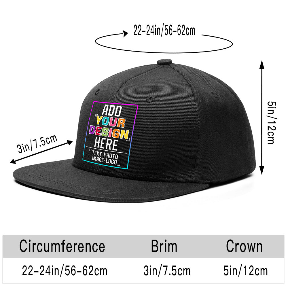 custom Royal Black White Casual Sport Baseball Cap