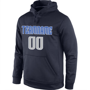 Custom Navy Classic Style Uniform Pullover Fashion Hoodie