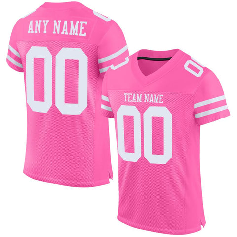 pink football jersey