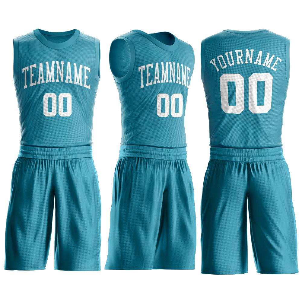 Maillot de basket-ball personnalisé, vert clair, blanc, ensembles classiques